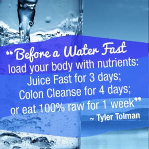 10 day water fast