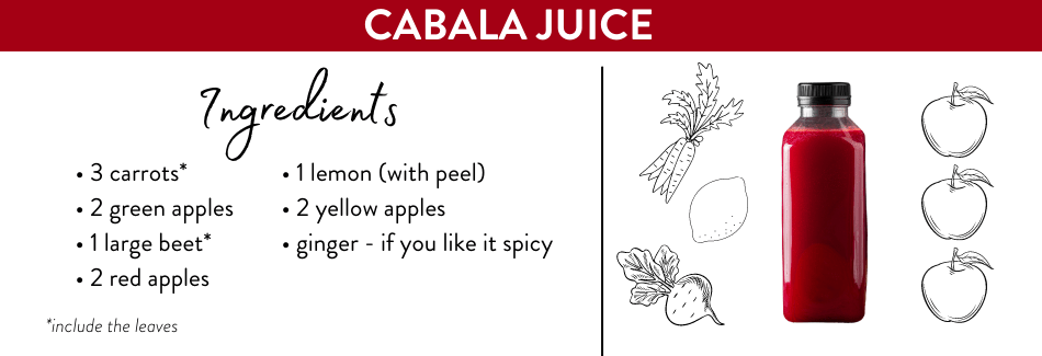 CABALA Juice Recipe
